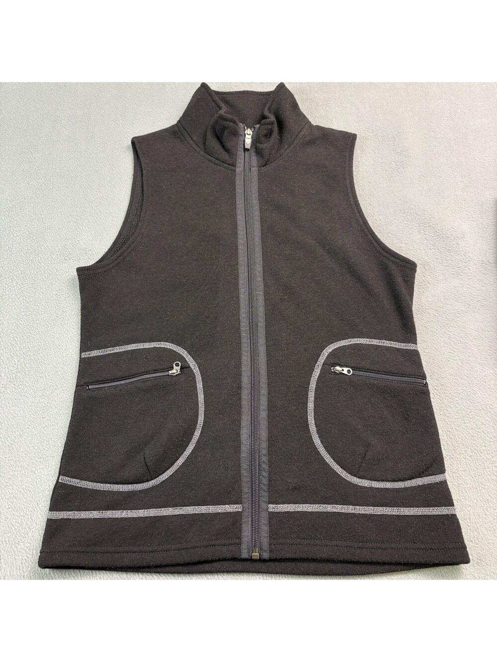 Kuhl Zip up Fleece Vest Women’s Size Small Black